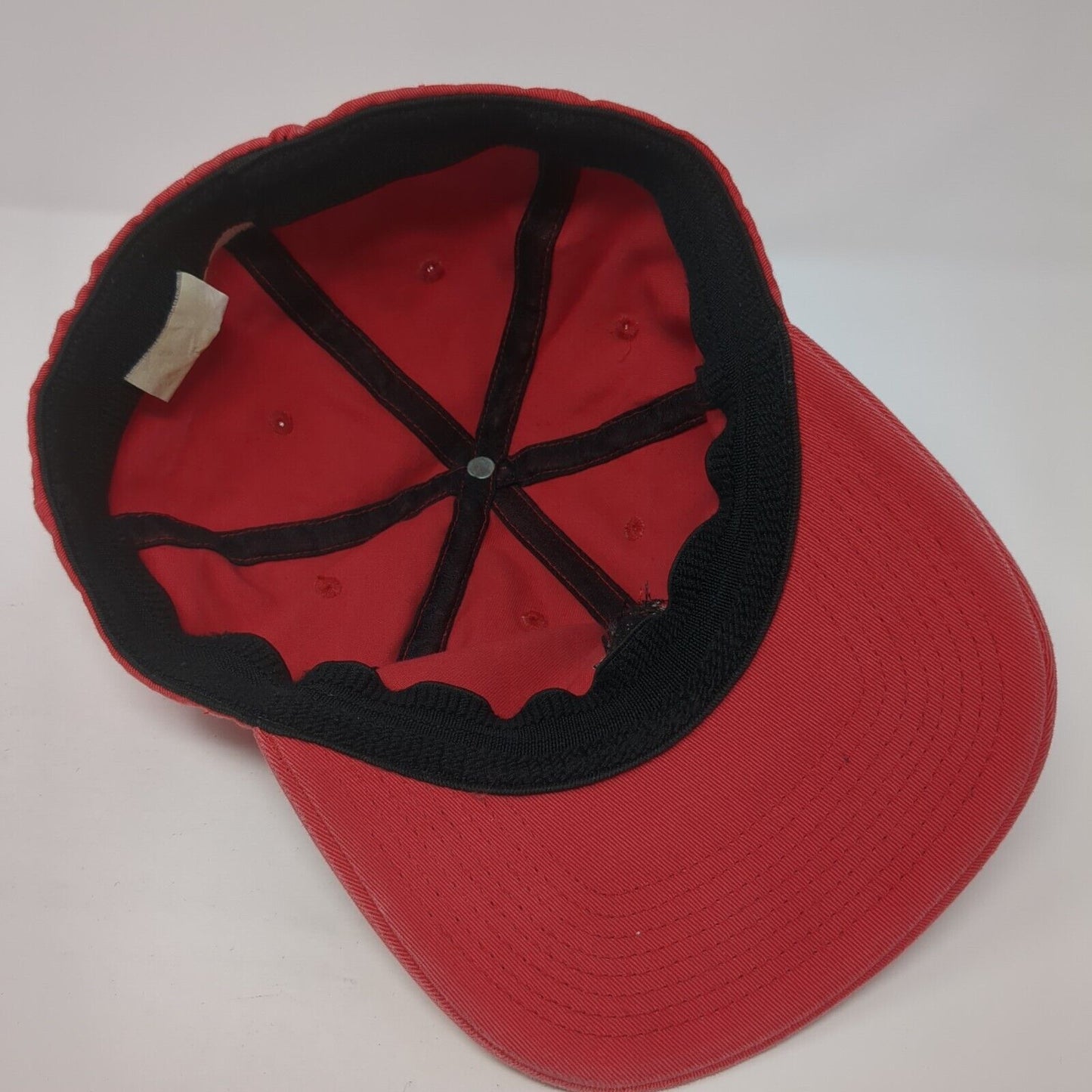 Dewar's Finest Scotch Whisky Fitted Hat Red One Size Embroidered 6 Panel