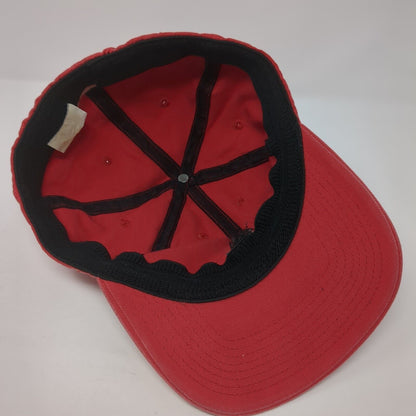 Dewar's Finest Scotch Whisky Fitted Hat Red One Size Embroidered 6 Panel