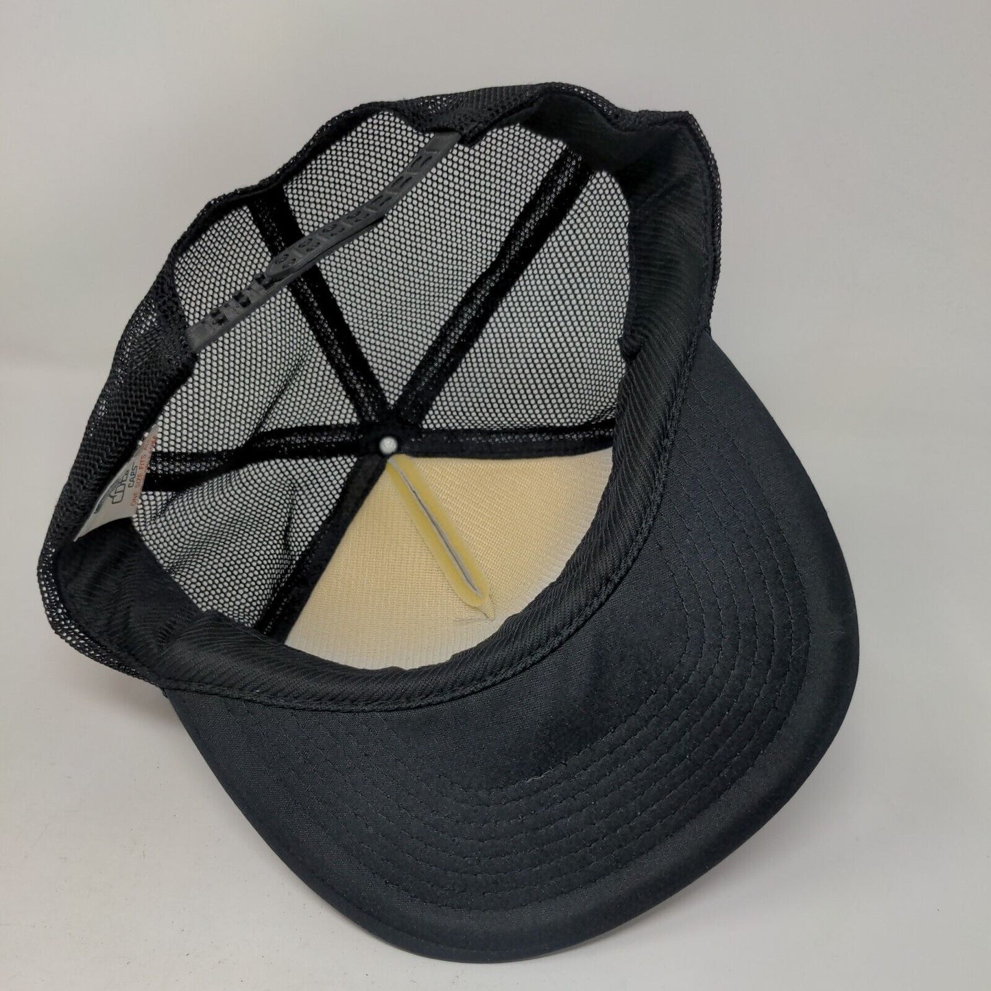 Shaw's Used Cars Snapback Mesh Back Trucker Hat Black OSFA Colorblock