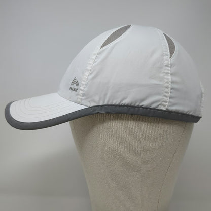 RBX Baseball Cap White Gray One Size Performance Mesh Vents Adjustable Hat