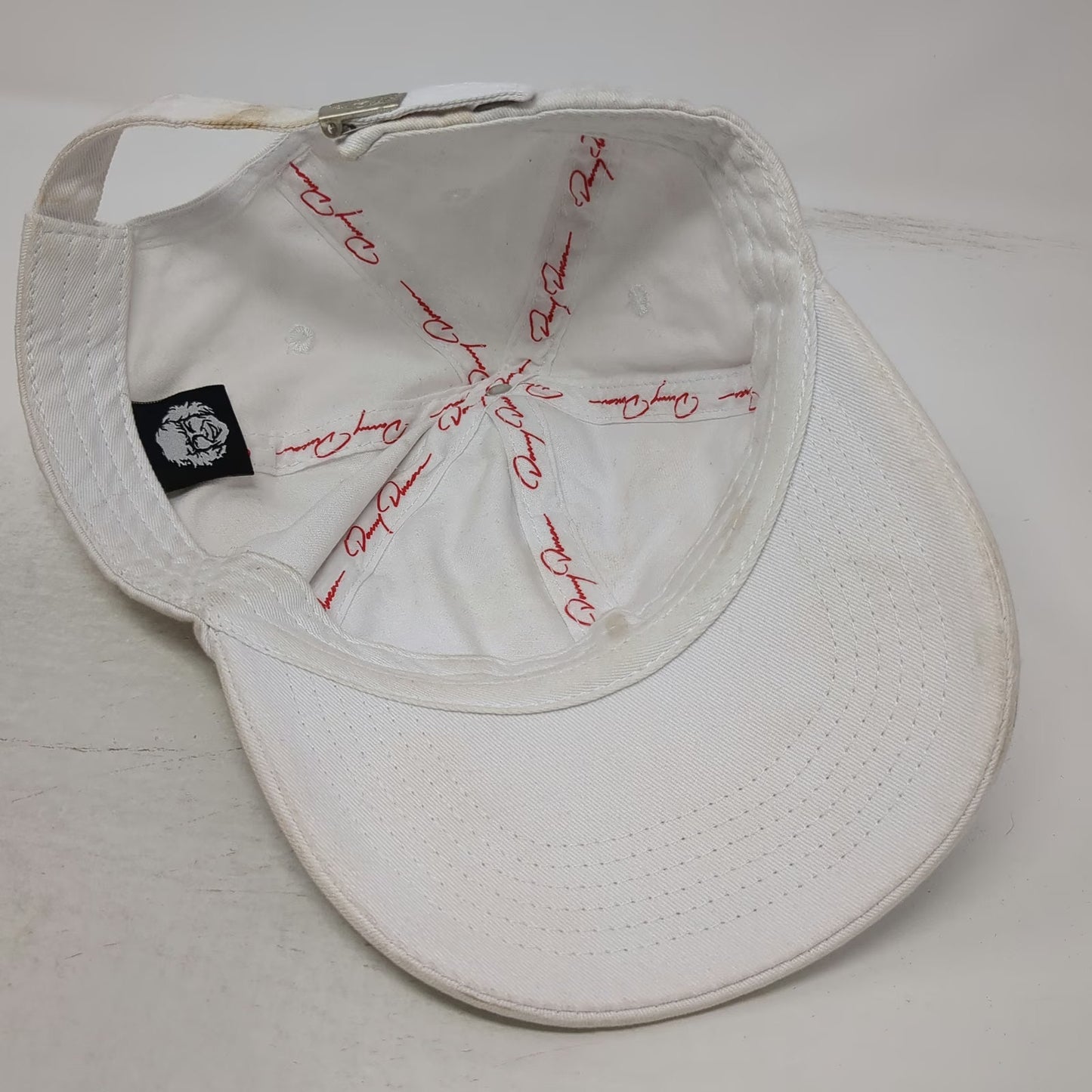 Danny Duncan Practice Safe Sex Baseball Cap White One Size Cotton Slideback Hat