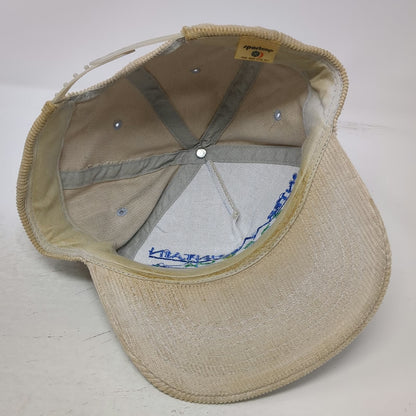 Sportcap 5 Panel Beige One Size Corduroy Intermountain Canola Grower Logo Hat