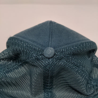 Doing My Best Snapback Trucker Hat Greenish-Blue One Size Mesh Back Mighty Fine