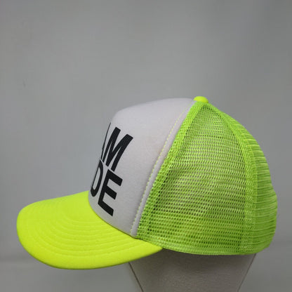 Team Bride Snapback Trucker Hat Green OSFA Adjustable Mesh Back 6 Panel Cobra