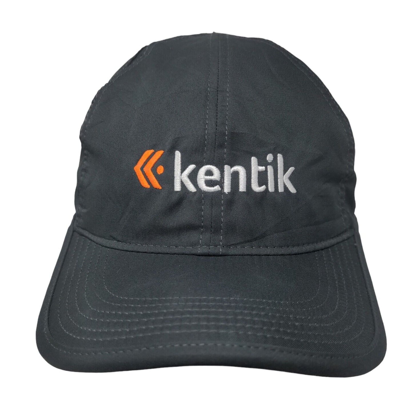 Kentik Strapback Hat Gray OSFM Embroidered Nike Dri-Fit Featherlight