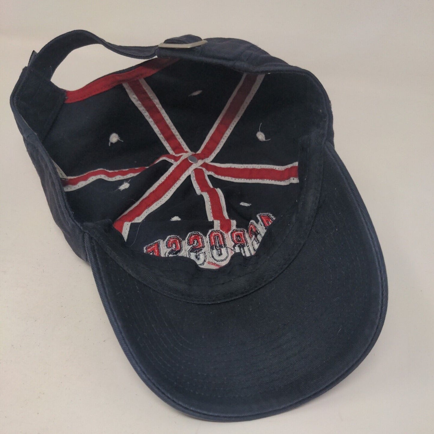 Lids Men's Slideback Hat Blue OSFA Embroidered Lacrosse Big Logo Cotton