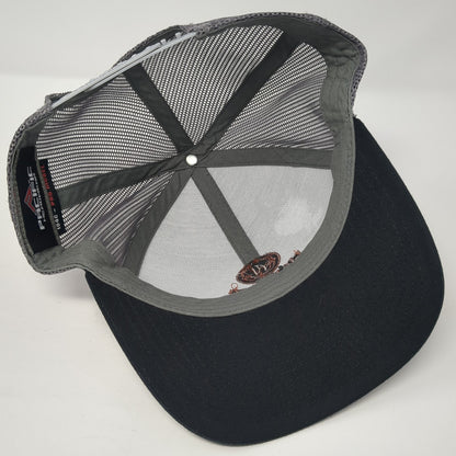 Nadalie USA Snapback Trucker Hat Black OS Adjustable Mesh Back Pacific Headwear