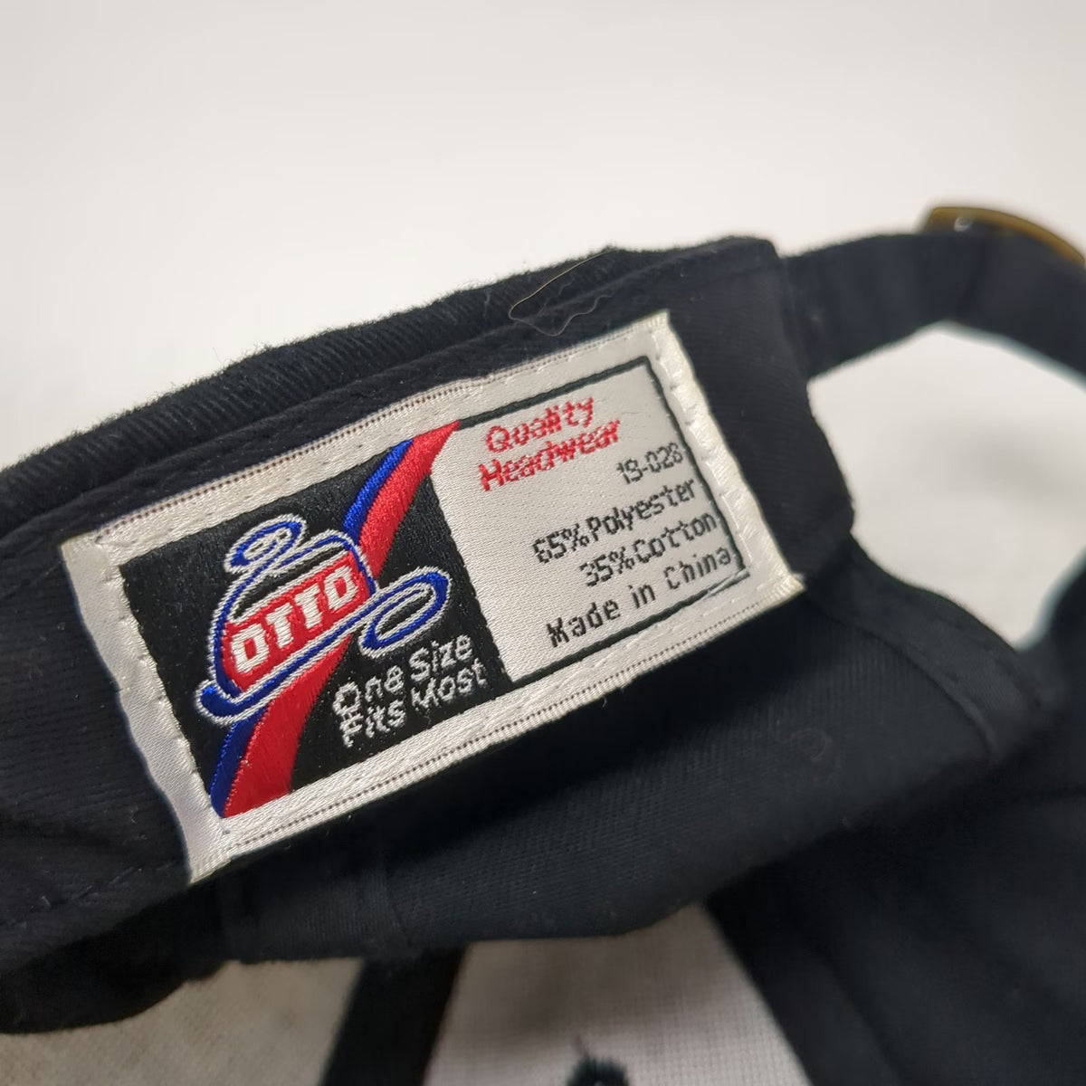 Otto Baseball Cap Black One Size Minuteman Civil Defense Corps Embroidered Hat