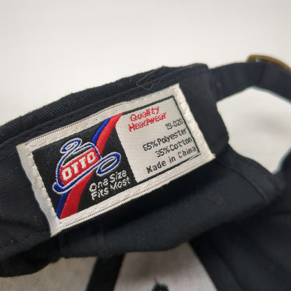 Otto Baseball Cap Black One Size Minuteman Civil Defense Corps Embroidered Hat