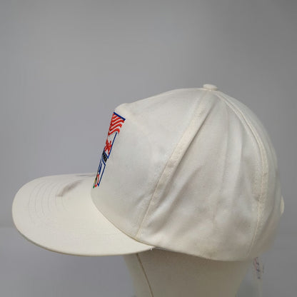 Kellogg's 5 Panel White Hat OSFM Snapback 1992 USA Olympic Team Sponsor Rings