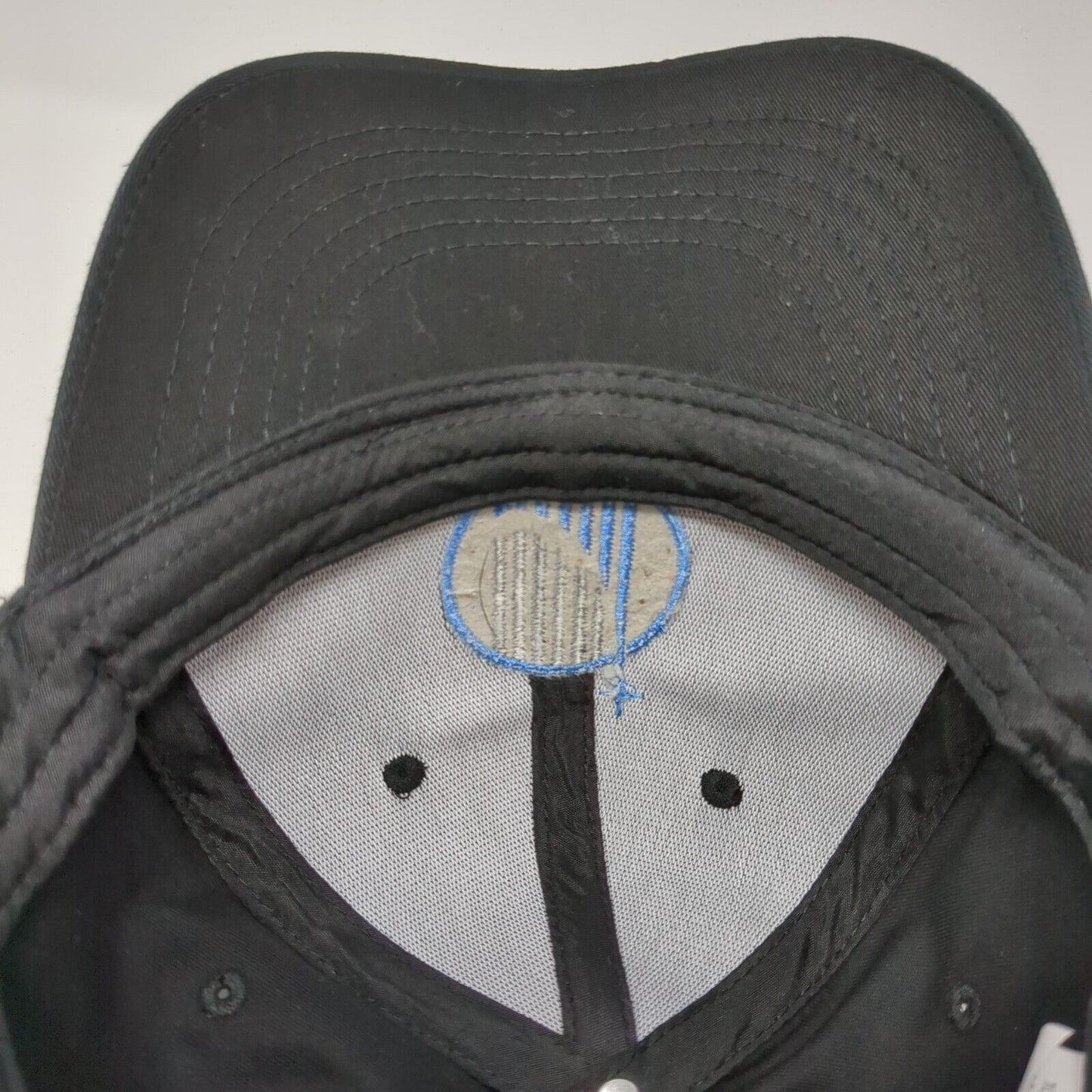 Life Surge Snapback Hat Black One Size Embroidered Logo Adjustable