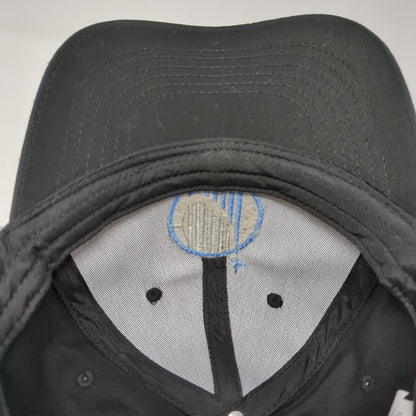 Life Surge Snapback Hat Black One Size Embroidered Logo Adjustable
