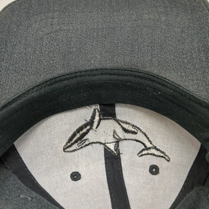 SeaWorld Orca Killer Whale Gray Baseball Cap One Size Hat Embroidered Adjustable
