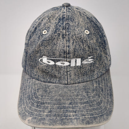 Bolle Slideback Hat Blue One Size Adjustable Embroidered Denim 6 Panel