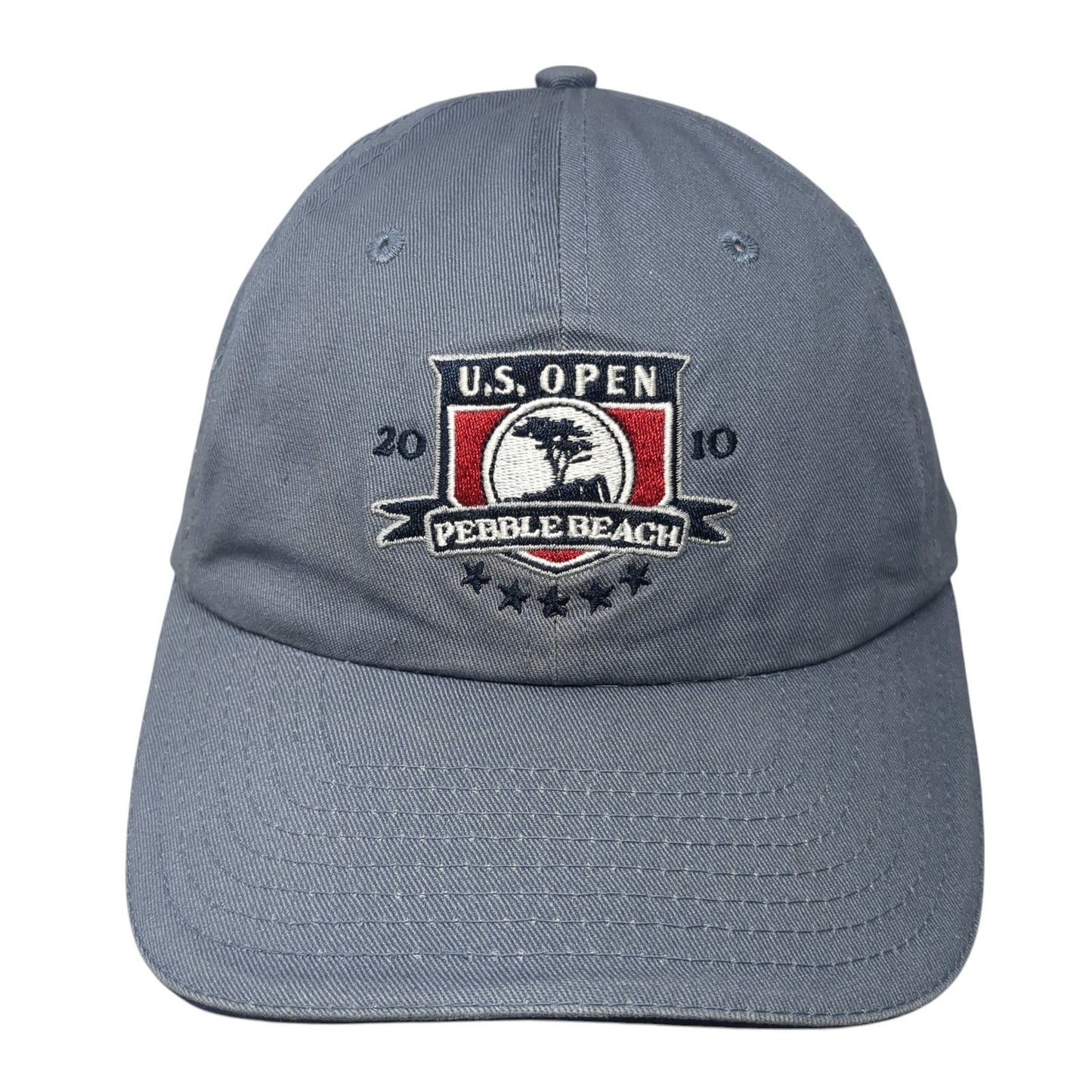 U.S. Open 2010 Pebble Beach Slideback Hat Blue One Size USGA Member