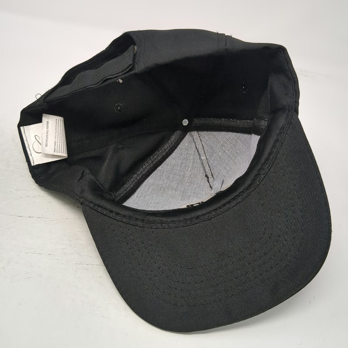 Atlantis HP Workforce Solutions 5 Panel Hat Black One Size Strapback Polyester