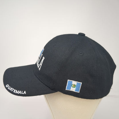 Guatemala Headwear Baseball Cap Black One Size Embroidered Flag Hat Acrylic Wool