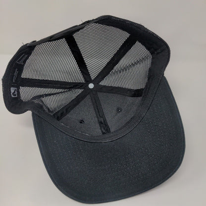Winter Wildlands Alliance Snapback Trucker Hat Black OSFM Mesh Back