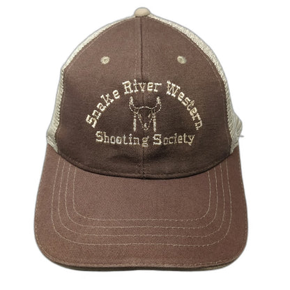 Cobra Baseball Cap Brown One Size Mesh Back Shooting Society Snake River Hat