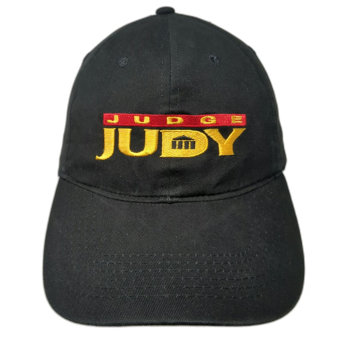 Apollo USA Judge Judy Baseball Cap Black One Size Slideback Hat TV Show Logo