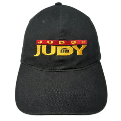 Apollo USA Judge Judy Baseball Cap Black One Size Slideback Hat TV Show Logo