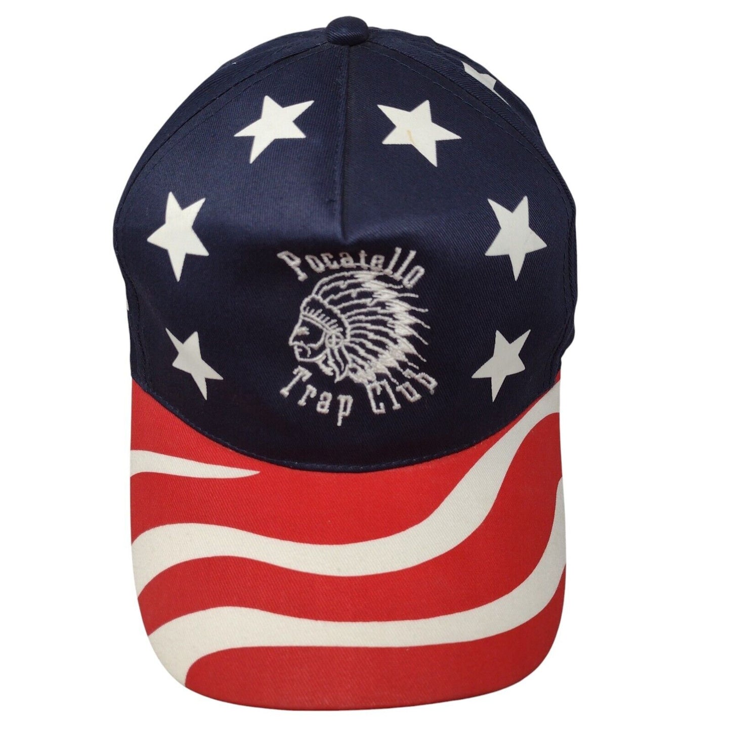 Pocatello Trap Club Snapback Hat Multi OSFM Adjustable Stars Otto