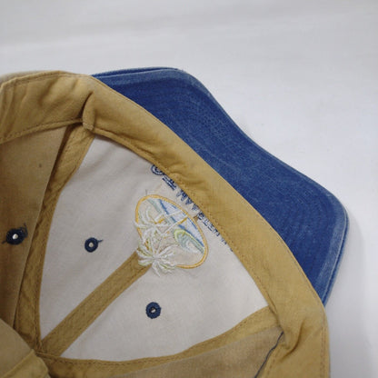 St. Maarten Strapback Hat Multi One Size Embroidered Colorblock 6 Panel