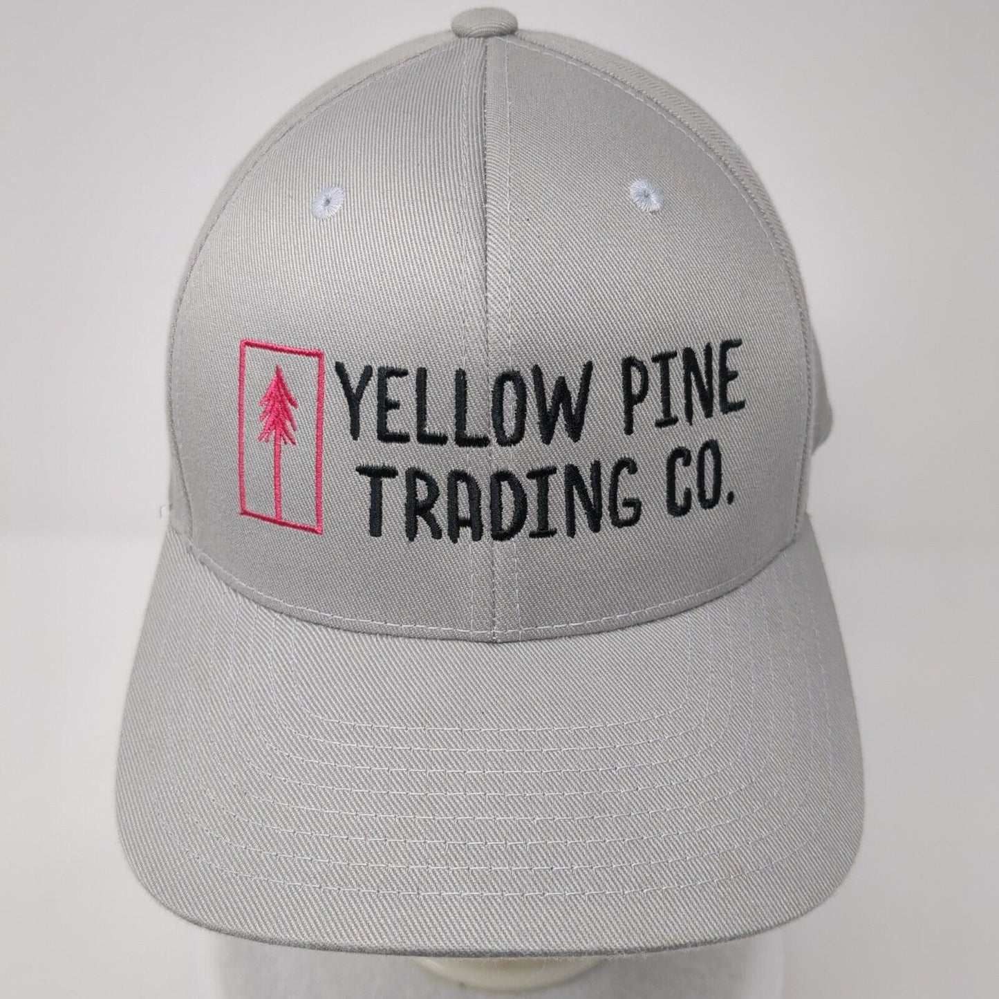 Yellow Pine Trading Co. Fitted Hat Gray L-XL 6 Panel Flexfit Yupoong