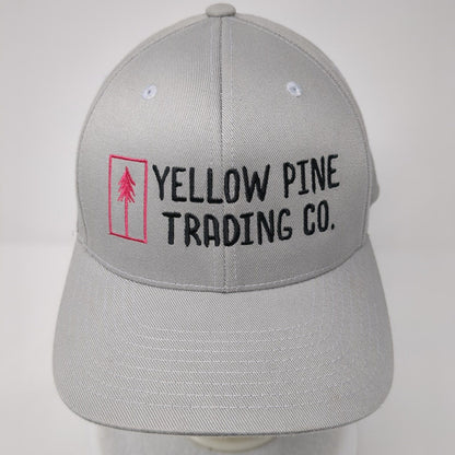 Yellow Pine Trading Co. Fitted Hat Gray L-XL 6 Panel Flexfit Yupoong