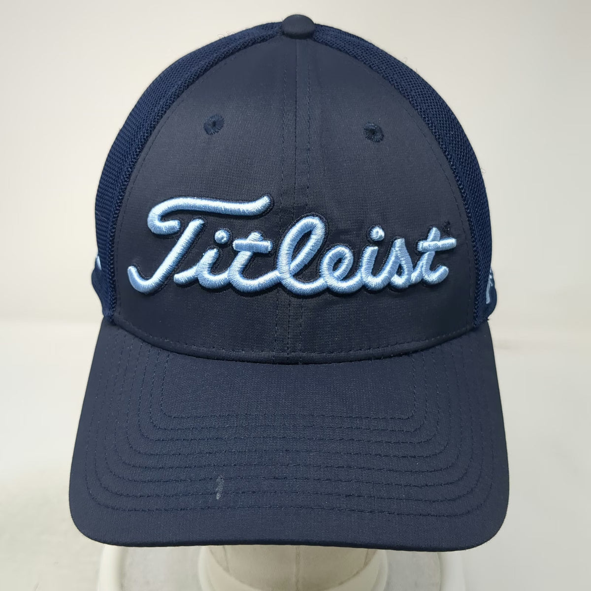 Titleist Baseball Cap Blue XL Fitted Mesh Golf Pro V1 FootJoy Performance Hat