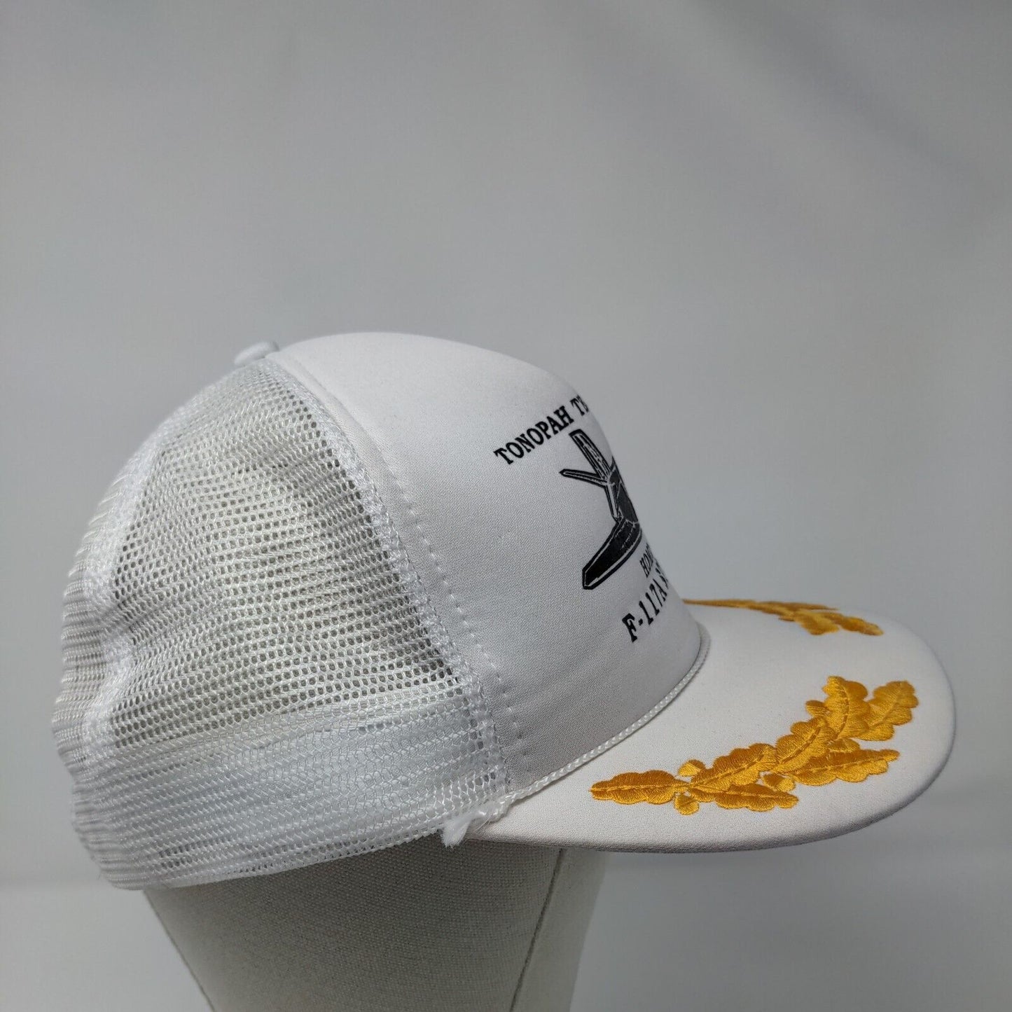 Tonopah Test Range Rope Trucker Hat White OSFA Home of F-117A Stealth