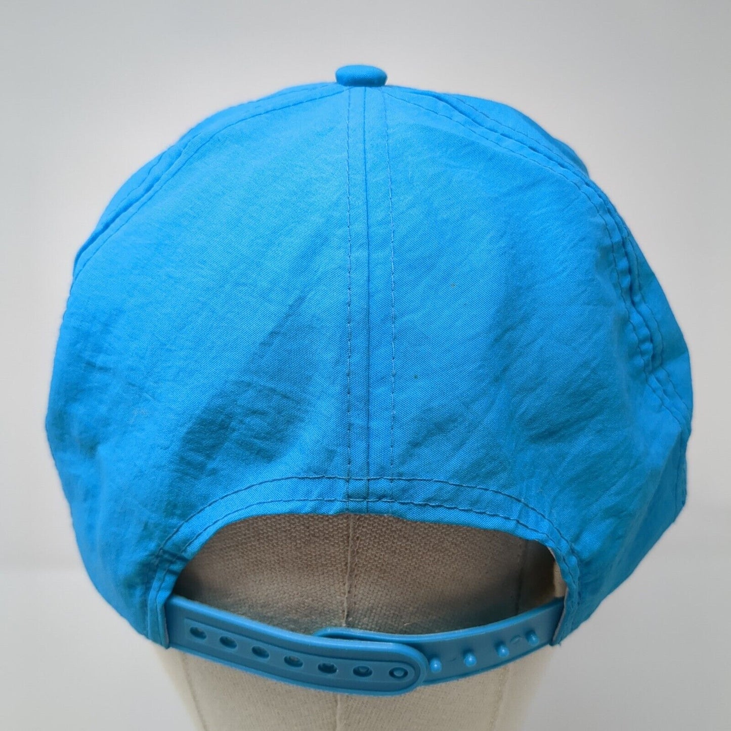 Barbados WI Snapback Hat Blue One Size Adjustable Lightweight Triangle Headwear