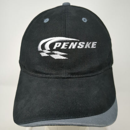 Sportsman Baseball Cap Black One Size Penske Racing Embroidered Hat Strapback