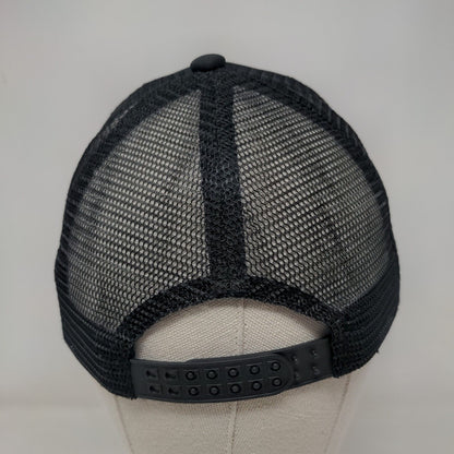 Borracho Pero Buen Muchacho Snapback Trucker Hat Black One Size Mesh Back