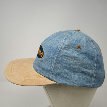Mountain States Specialties Colorado Hat Baseball Cap Blue Beige One Size Denim