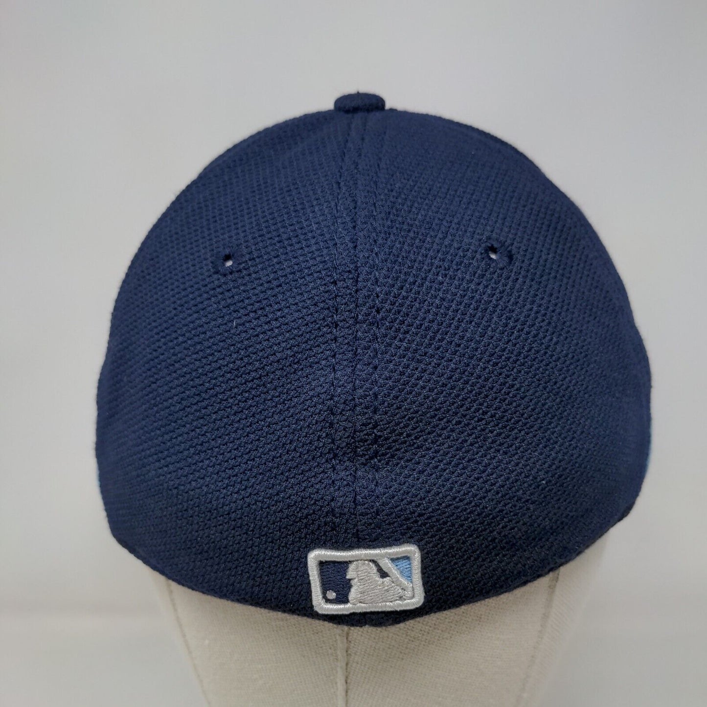 New Era Men's Fitted Hat Blue Size S Embroidered Tampa Bay Rays Logo