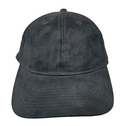 H&M Slideback Hat Black One Size Adjustable Blank Vent Holes 6 Panel