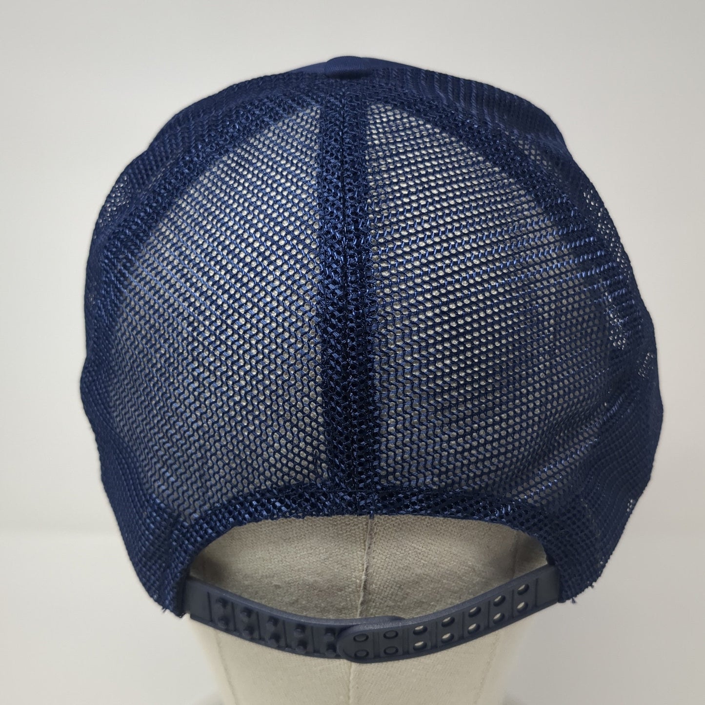 Mike's Noon 561-848-8323 Trucker Hat Blue One Size Adjustable Mesh Back San Sun