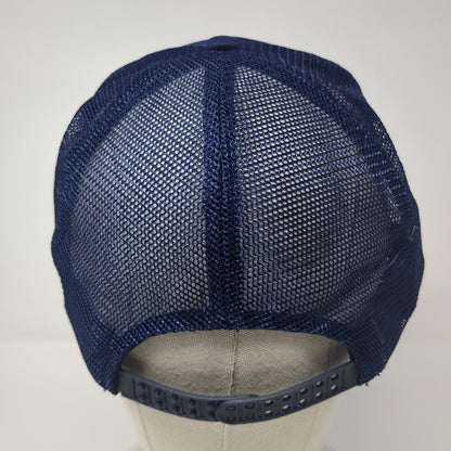 Mike's Noon 561-848-8323 Trucker Hat Blue One Size Adjustable Mesh Back San Sun