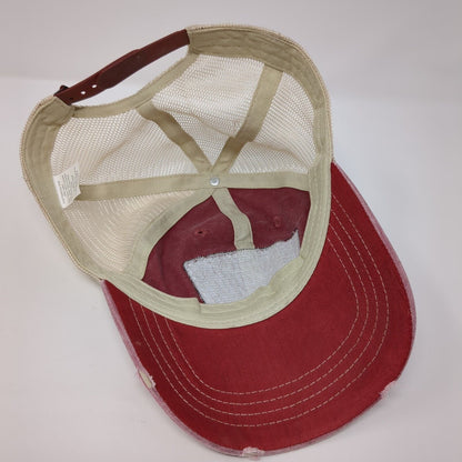 Tractor Supply Co. Patch Snapback Trucker Hat Red One Size Mesh Back