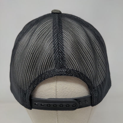 The Classics Yupoong Snapback Trucker Hat Camo One Size Mesh Back
