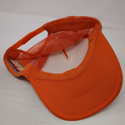 Otto Trucker Hat Orange One Size Barre Bae Nbrhd Fitness Mesh Back Snapback