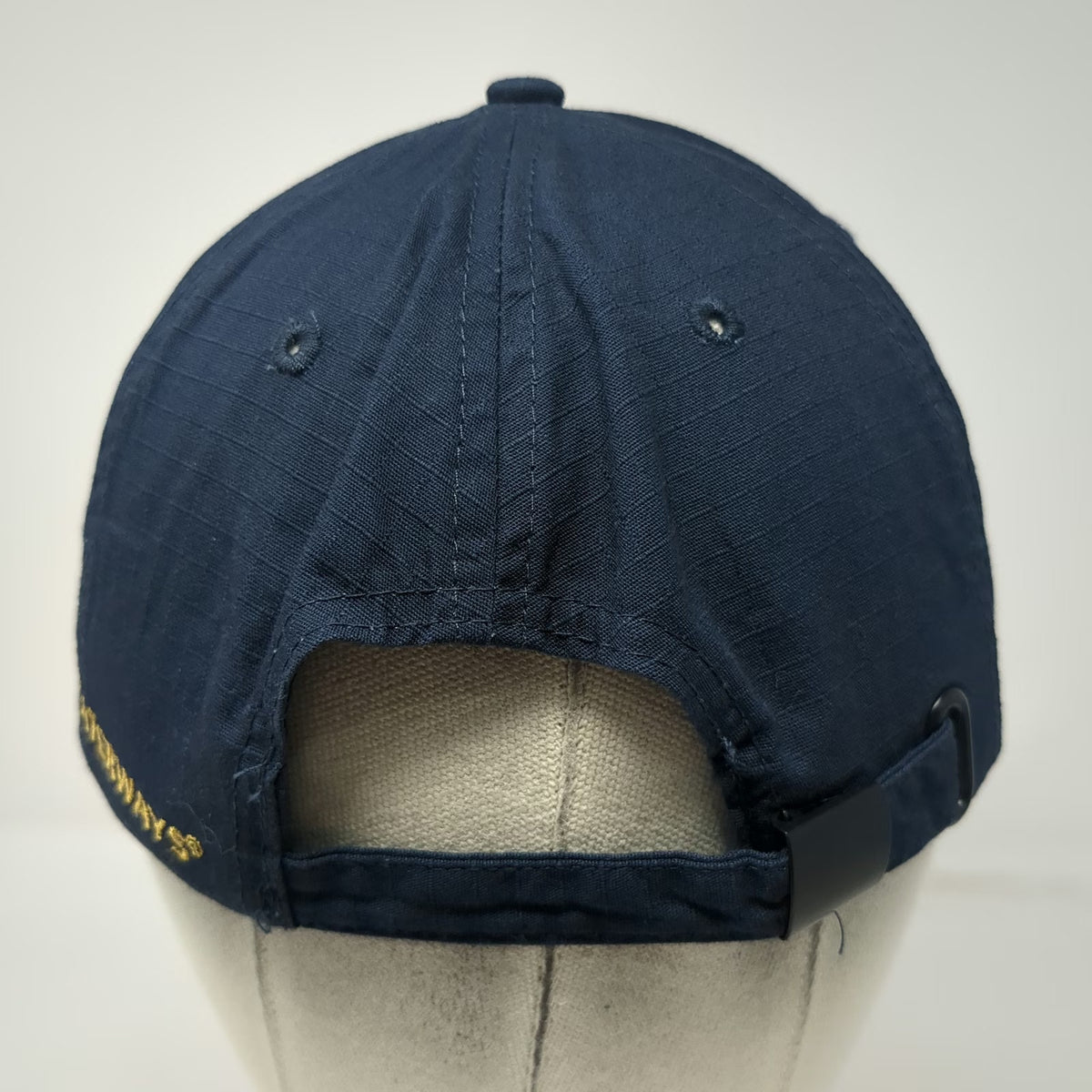 AmaWaterways Baseball Cap Blue One Size Crown Embroidery Slideback Recycled Hat