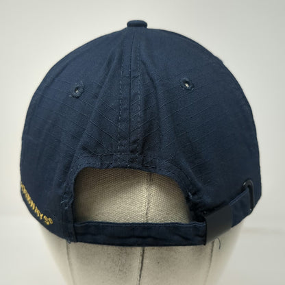 AmaWaterways Baseball Cap Blue One Size Crown Embroidery Slideback Recycled Hat