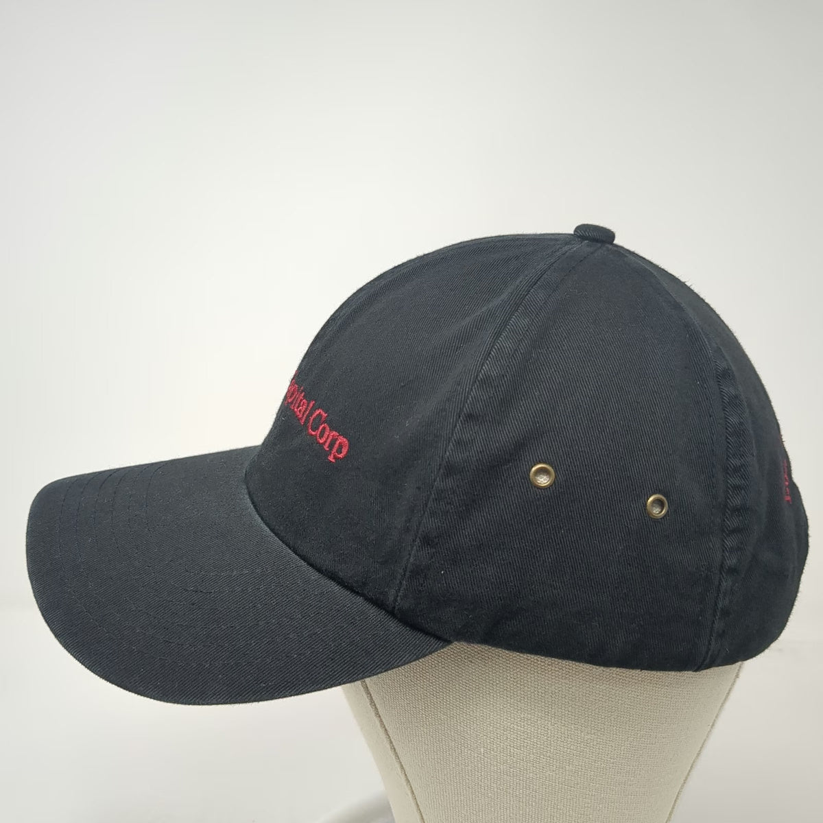Baseball Cap Black One Size Secured Capital Corp Slideback Los Angeles Tokyo Hat
