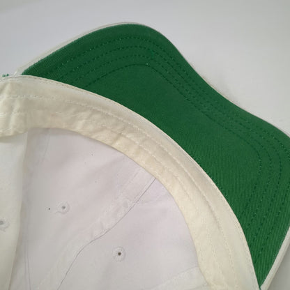 American Needle White Baseball Cap One Size Vineyards CC Naples Green Underbrim