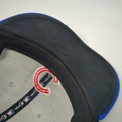 OC Sports MLB Chicago Cubs Baseball Cap Blue One Size Strapback Curved Brim
