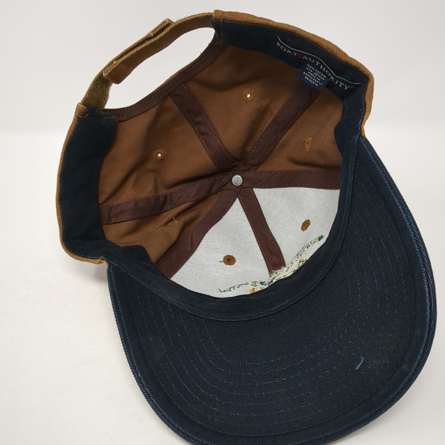 ACHD Committed to Service Strapback Hat Brown One Size Colorblock