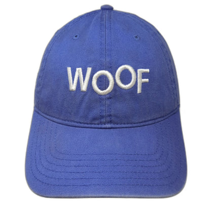 VCA Baseball Cap Blue One Size WOOF Pet CancerCare Slideback Hat Hope Unleashed