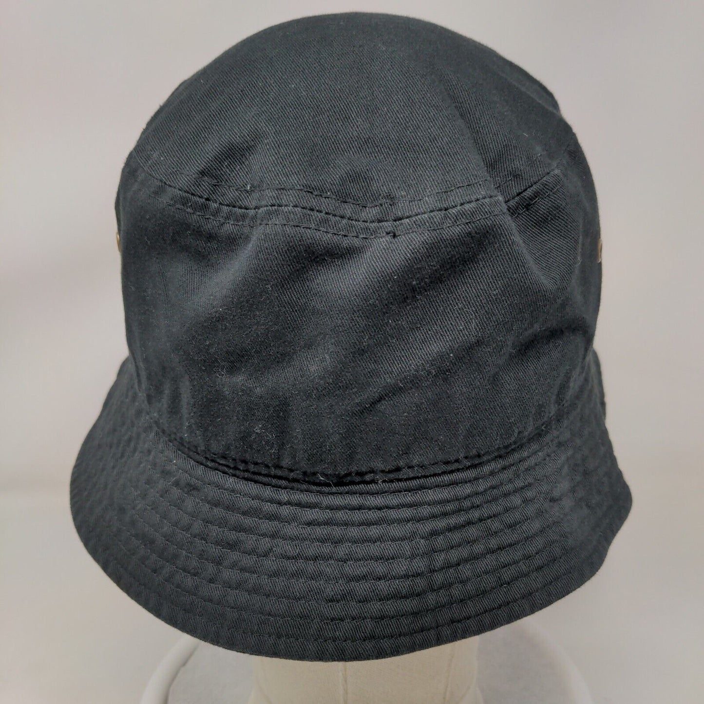 Racoon Bucket Hat Black S/M Embroidered Lightweight Cotton Newhattan